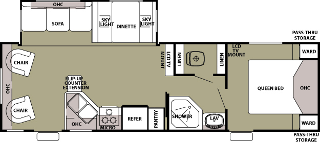 Cherokee 30L floor plan